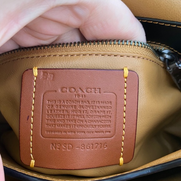 Coach 1941 Turnlock Western Saddle Bag - Picture 4 of 15